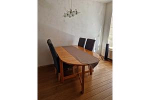 Eettafel Grenen uitklapbaar