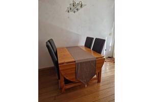 Eettafel Grenen uitklapbaar