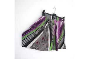 Zomer rok lila groen M/L