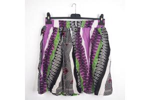 Zomer rok lila groen M/L