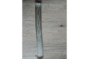 Zwaar vergulde armband 18k witgoud gemerkt. Let op verguld!