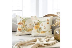 Set van 4 kussenhoezen Ramadan 50x50cm