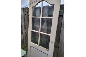 Binnendeur massief hout opknapper, stomp.