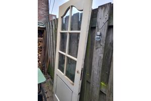 Binnendeur massief hout opknapper, stomp.