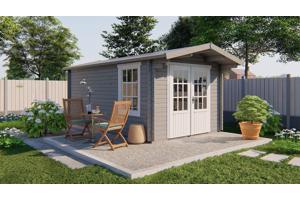 Blokhut - Tuinhuis Julia | 40 mm | vuren onbehandeld