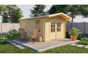 Blokhut - Tuinhuis Julia | 40 mm | vuren onbehandeld