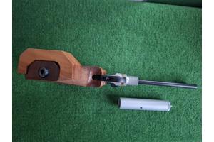 Walther CP2 wedstrijd luchtpistool met 12g CO2 adapter