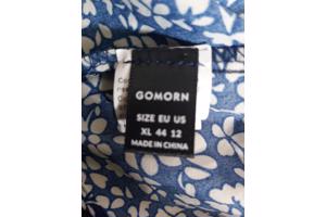 Gomorn haltertop blauw XL/44