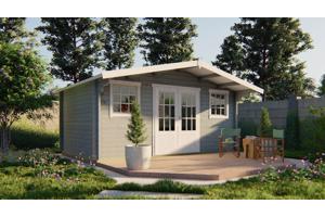 NIEUW Blokhut - Tuinhuis Karen | 40 mm | onbehandeld