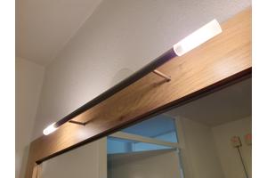 Keurig badkamermeubel + bijpassende spiegel met verlichting