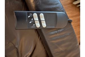 Donkerbruine elektrische relax fauteuil   relaxstoel