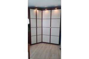 Tweepersoons bed met bijpassende kledingkast HOPEN (Ikea)