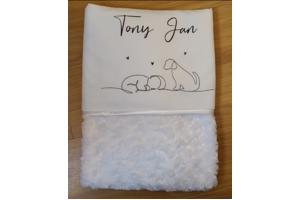 Baby dekentje met naam