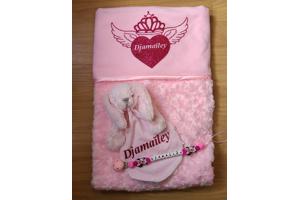 Baby dekentje met naam