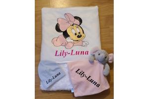 Baby dekentje met naam