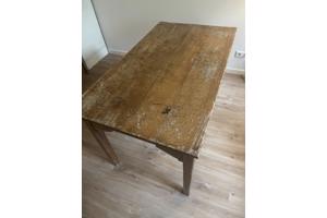 Eettafeltje/keukentafeltje/klustafeltje hout