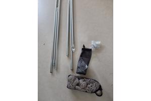 Stokkenset tarp/windscherm, 4 stuks