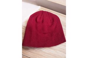 Effen kinder winter muts rood one size