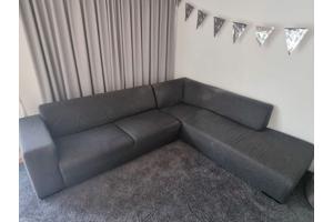 Gratis af te halen: hoekbank antraciet