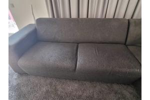 Gratis af te halen: hoekbank antraciet