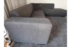 Gratis af te halen: hoekbank antraciet