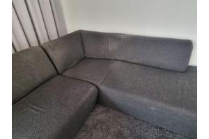 Gratis af te halen: hoekbank antraciet