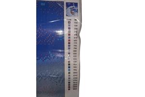 nr 40 Diamond Painting pauw strand 50x40cm (vierkant)