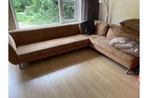 Hoekbank, stof, Alcantara