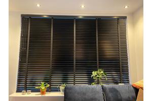 Mooie zwarte shutters