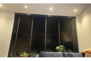 Mooie zwarte shutters