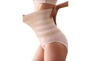 Corrigerende slip met extra hoge taileband beige XXL