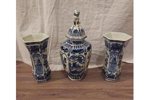 Delfts Blauw Kaststel Royal Sphinx Holland by Boch