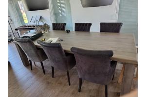 Eetkamerstoelen 8 x