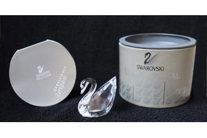 Swarovski zwaan klein H 3,8 cm met doos en certificaat