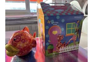 Spaarpot – Fish Kelly (M) – Kleurrijk, Uniek & Handgemaakt