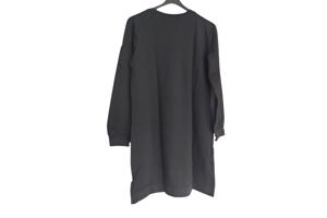 Sweat jurk strass steentjes zwart L/XL