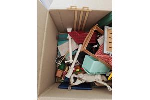 Schleich huis met toebehoren