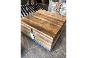 Houten Kist / Salontafel gekocht bij De Woerd in Leiden