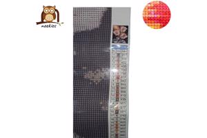 nr 24 Diamond Painting kristal rozen 50x40cm (vierkant)