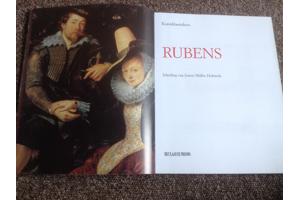 Boek v/d mooiste meesterwerken van schilder Rubens ,foto's