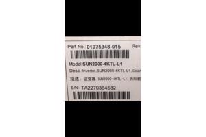 Zon,p- omvormer Huawei sun2000-4ktl/1 fase
