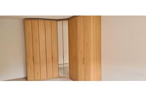 Hoekkast kledingkast hout