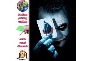 50x40cm Diamond Painting de Joker (rond) nr 2041