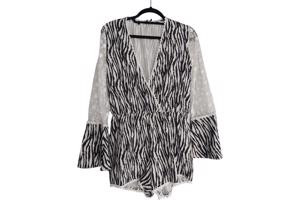 Emmash Paris playsuit zebra S