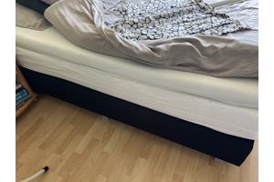 Boxspring zwart 160 x 200 (2x80 cm bij 2 mtr)