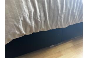 Boxspring zwart 160 x 200 (2x80 cm bij 2 mtr)