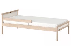 Peuterbed met lattenbodem, beuken, 70x160 cm