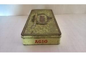 Antieke blik hollands sigaren tabak agio gouden oogst