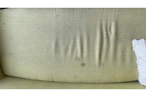 Gele tweezits bank - retro look