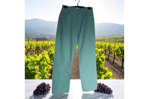 Jeans mintgroen recht model L/40